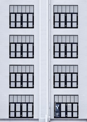 a group of black and white squares