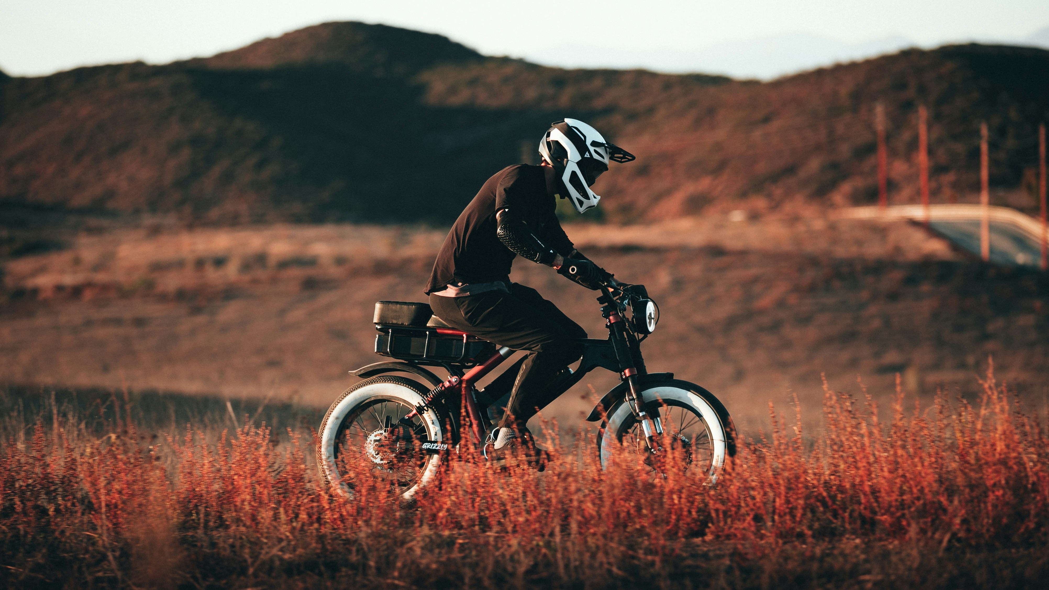 a man riding a motorcycle