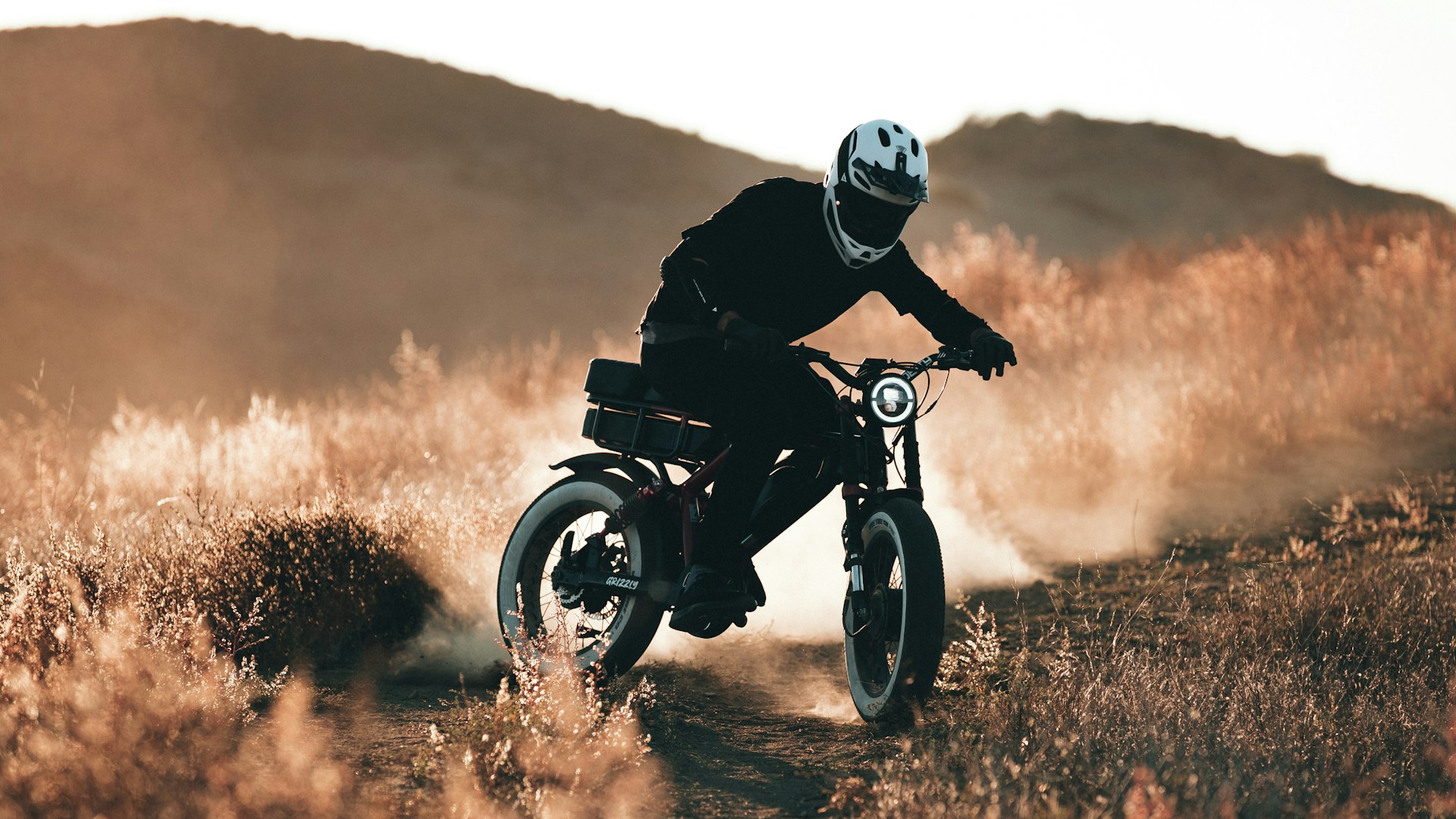 a person riding a motorcycle