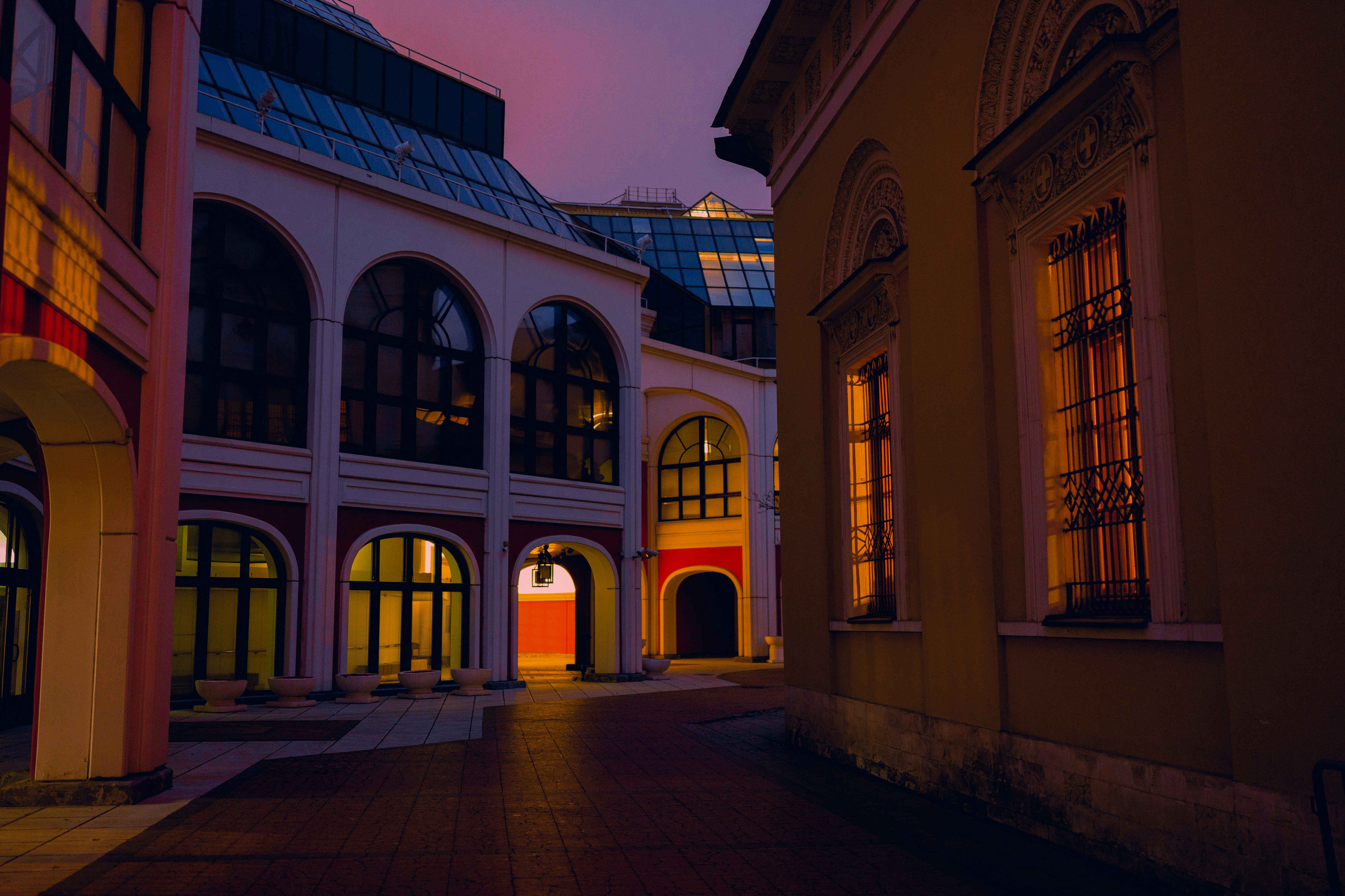 a street with buildings on both sides