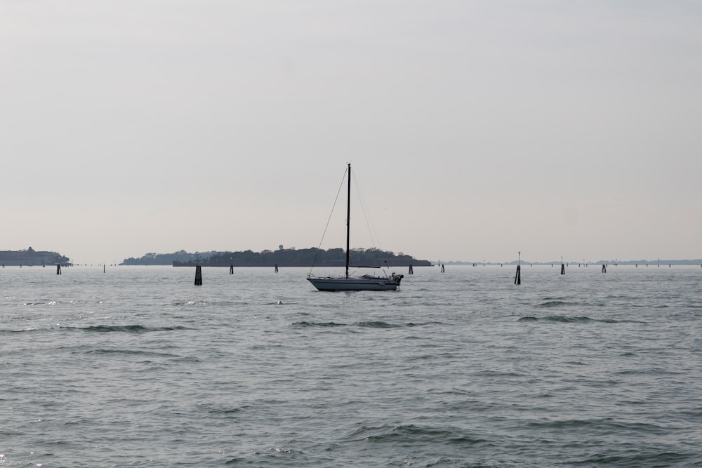 a sailboat in the water