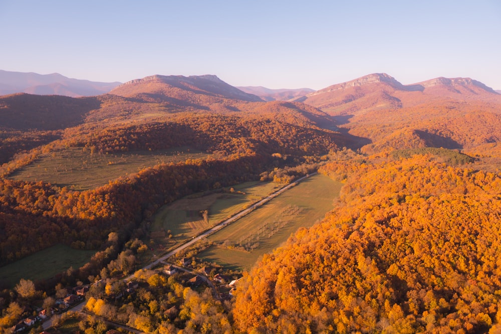 a river running through a valley