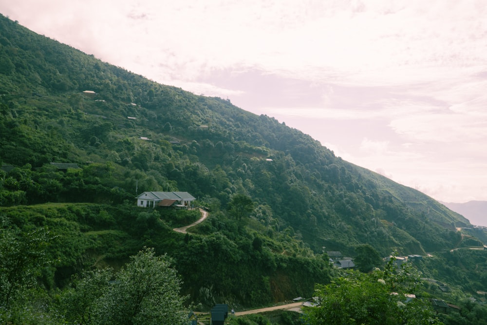 a house on a hill