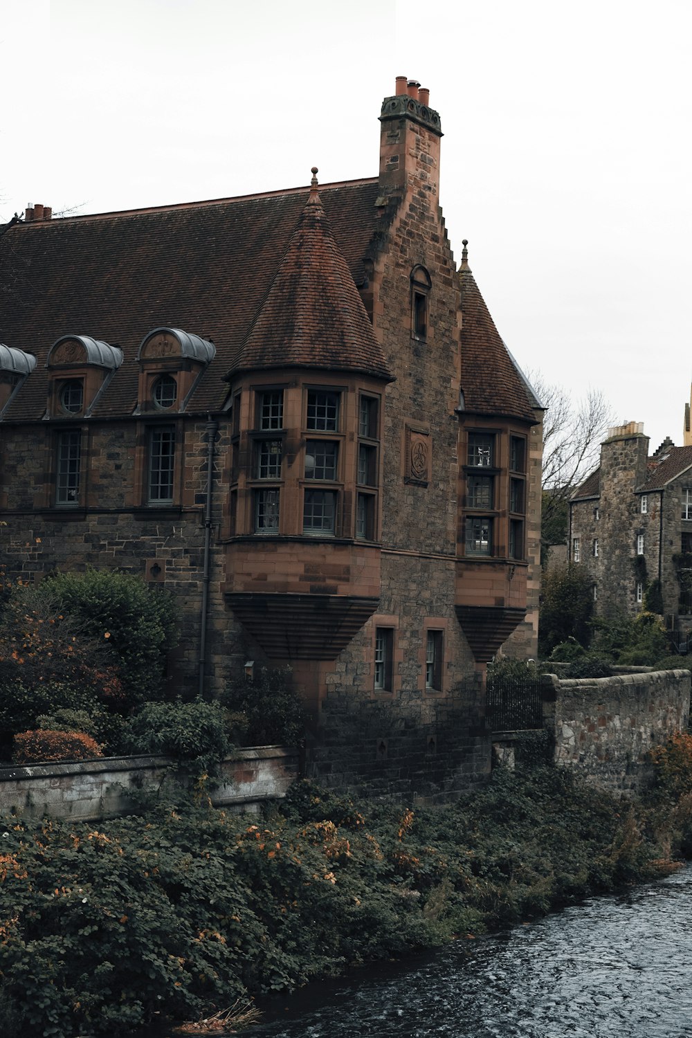 a large brick building