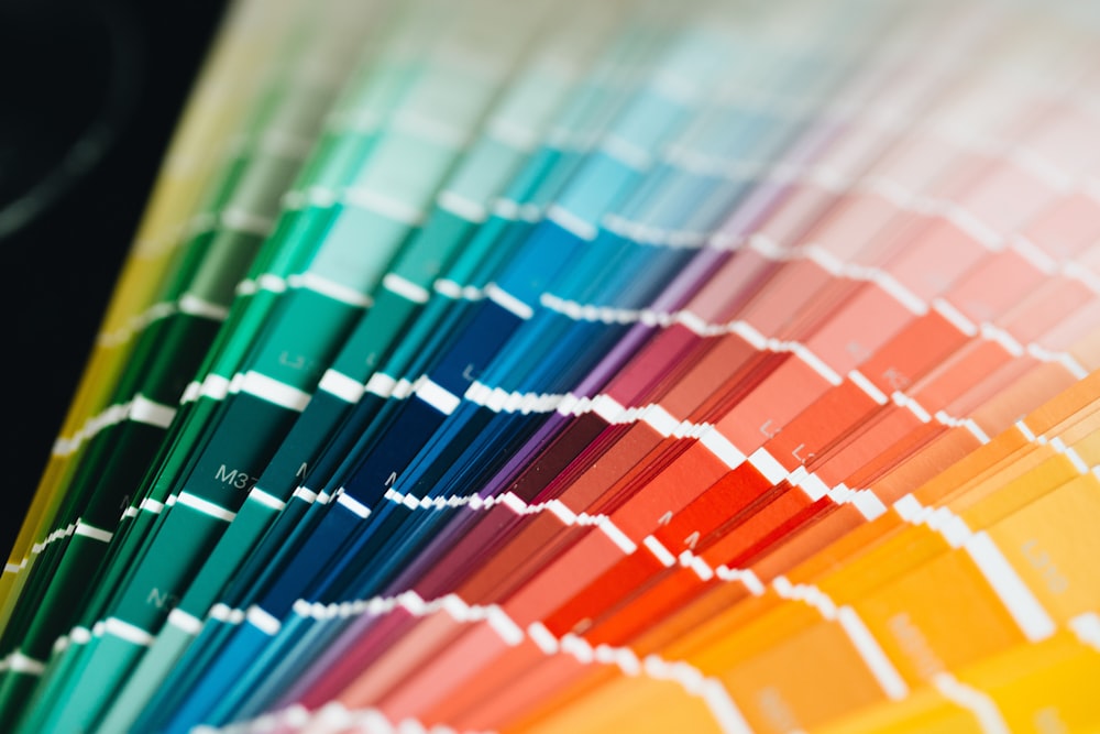 a close-up of a stack of books