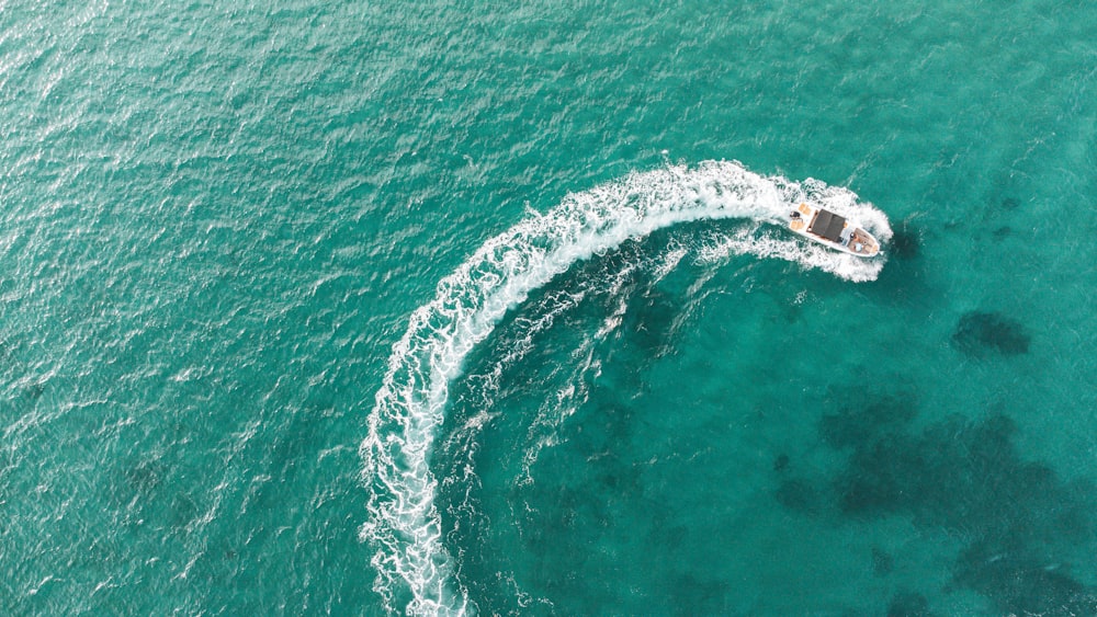 a boat in the water