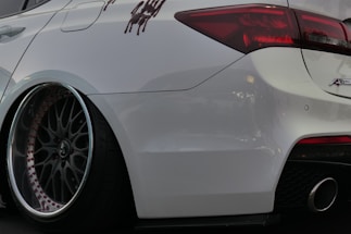 A professional image of a custom car bodykit.