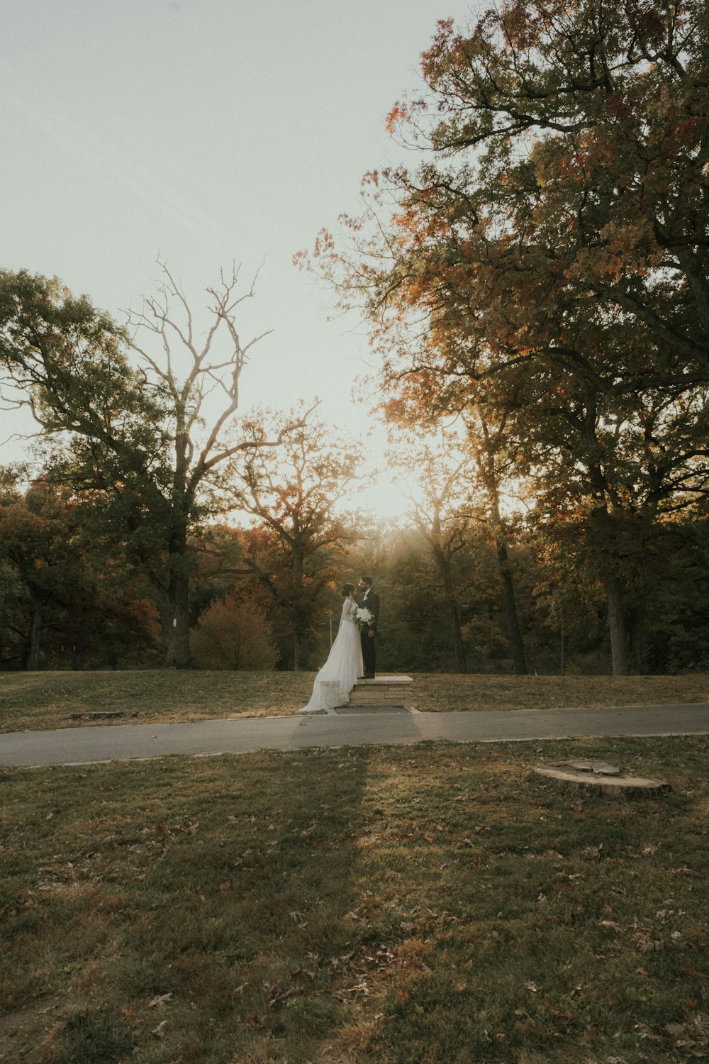 a statue in a park