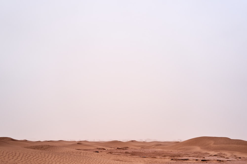 a desert landscape with sand