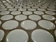 Close-up of a kitchen backsplash tiled with elegant subway tiles, perfectly aligned and grouted.