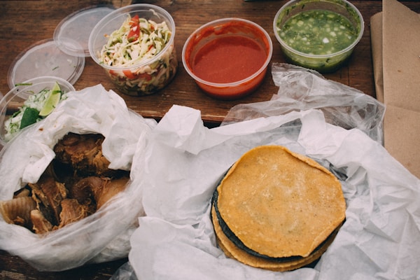 a sandwich and some dip