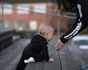 a person and a child