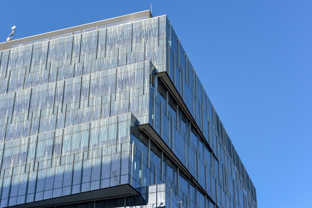 a low angle view of a building