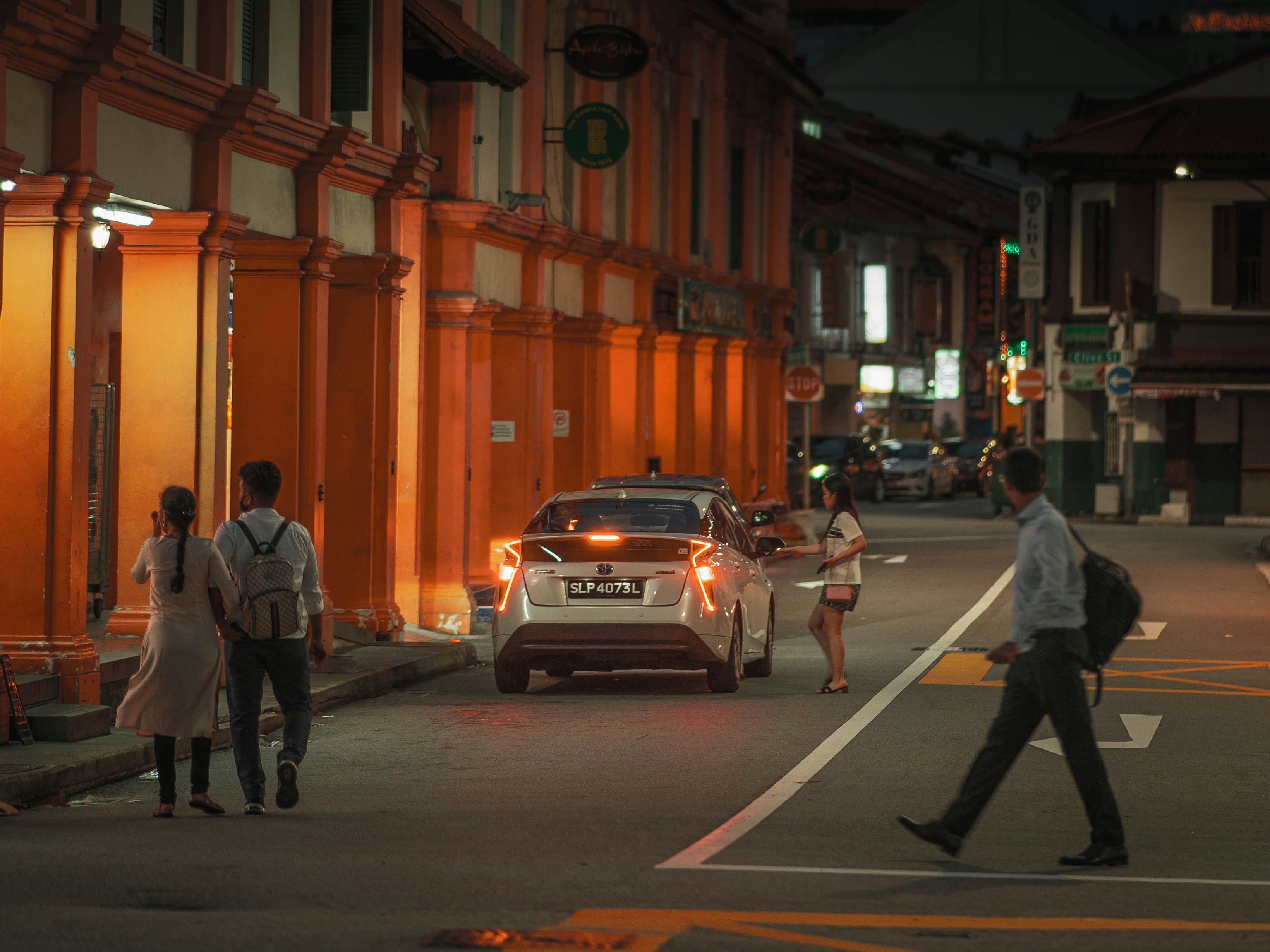 people walking on the street