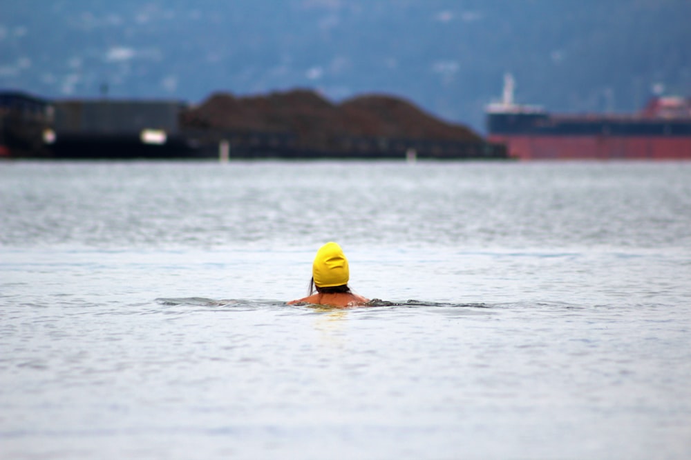 a person in the water