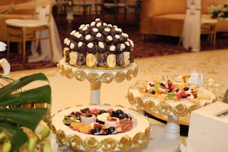A beautifully arranged table with sweet and savory treats for an event