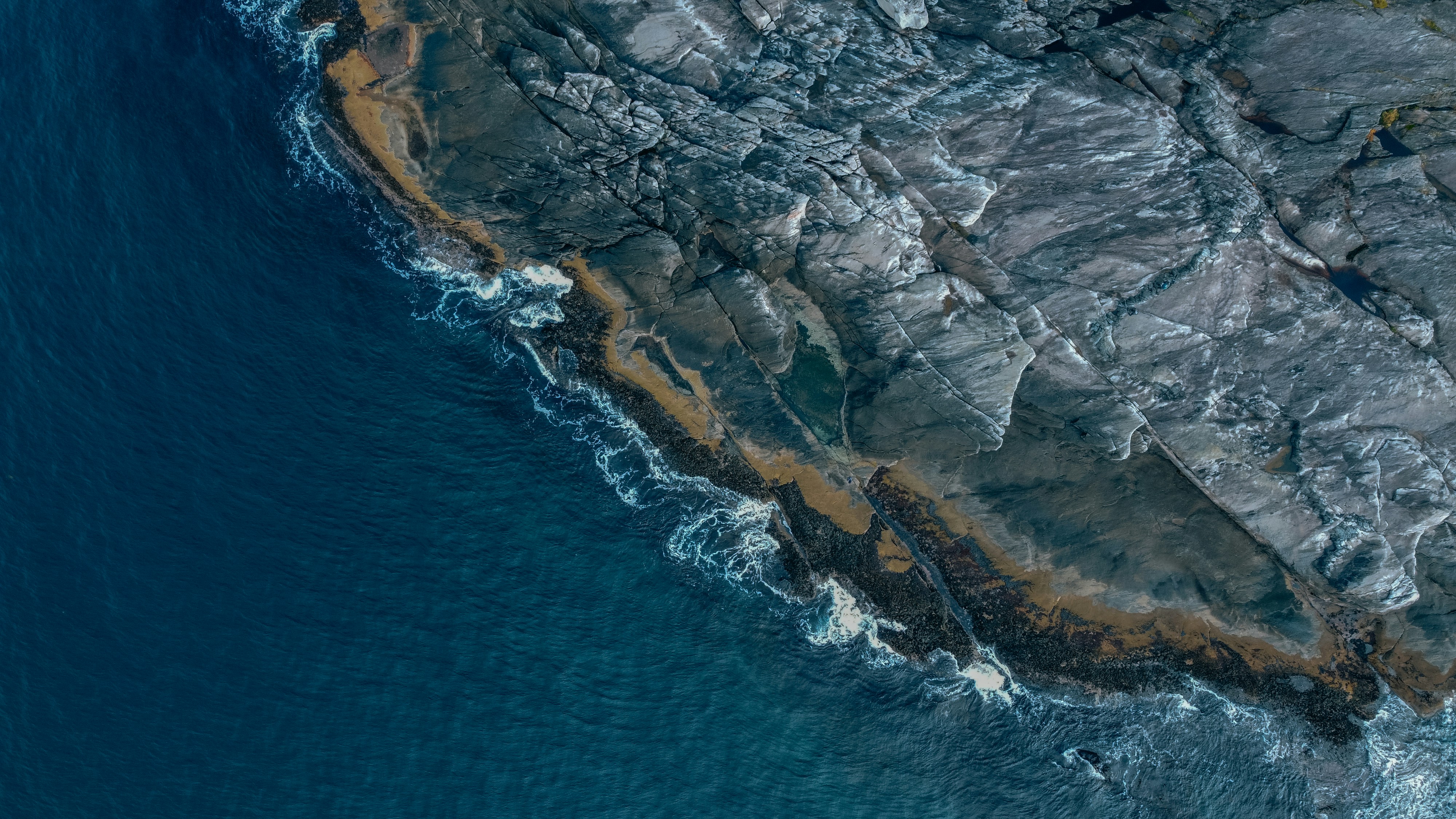 a view of a large island