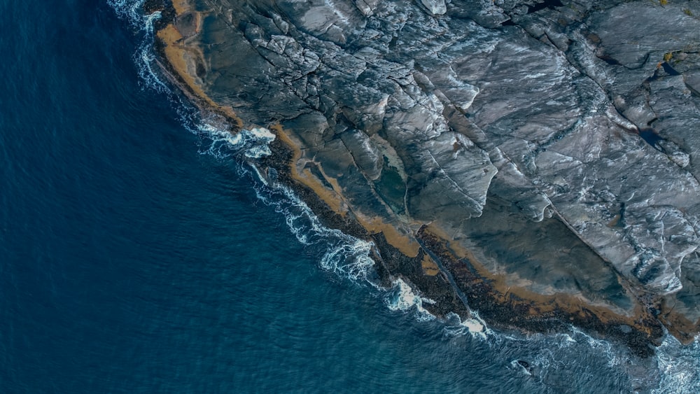 a view of a large island