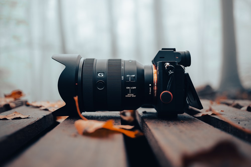 a camera on a table