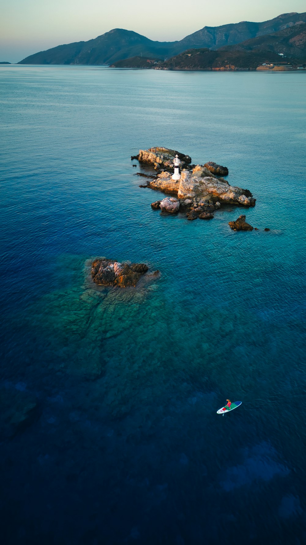 a small boat in the water