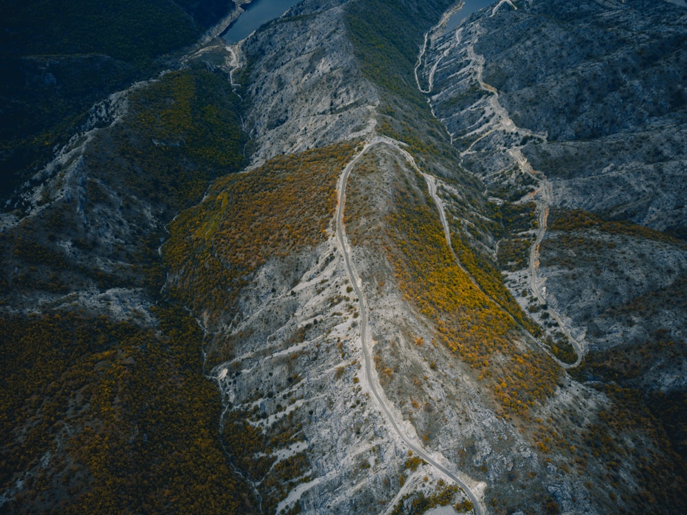 a road in the mountains