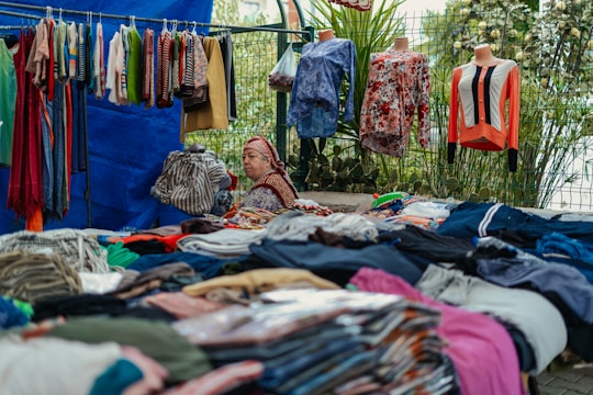 a person sitting on a bed