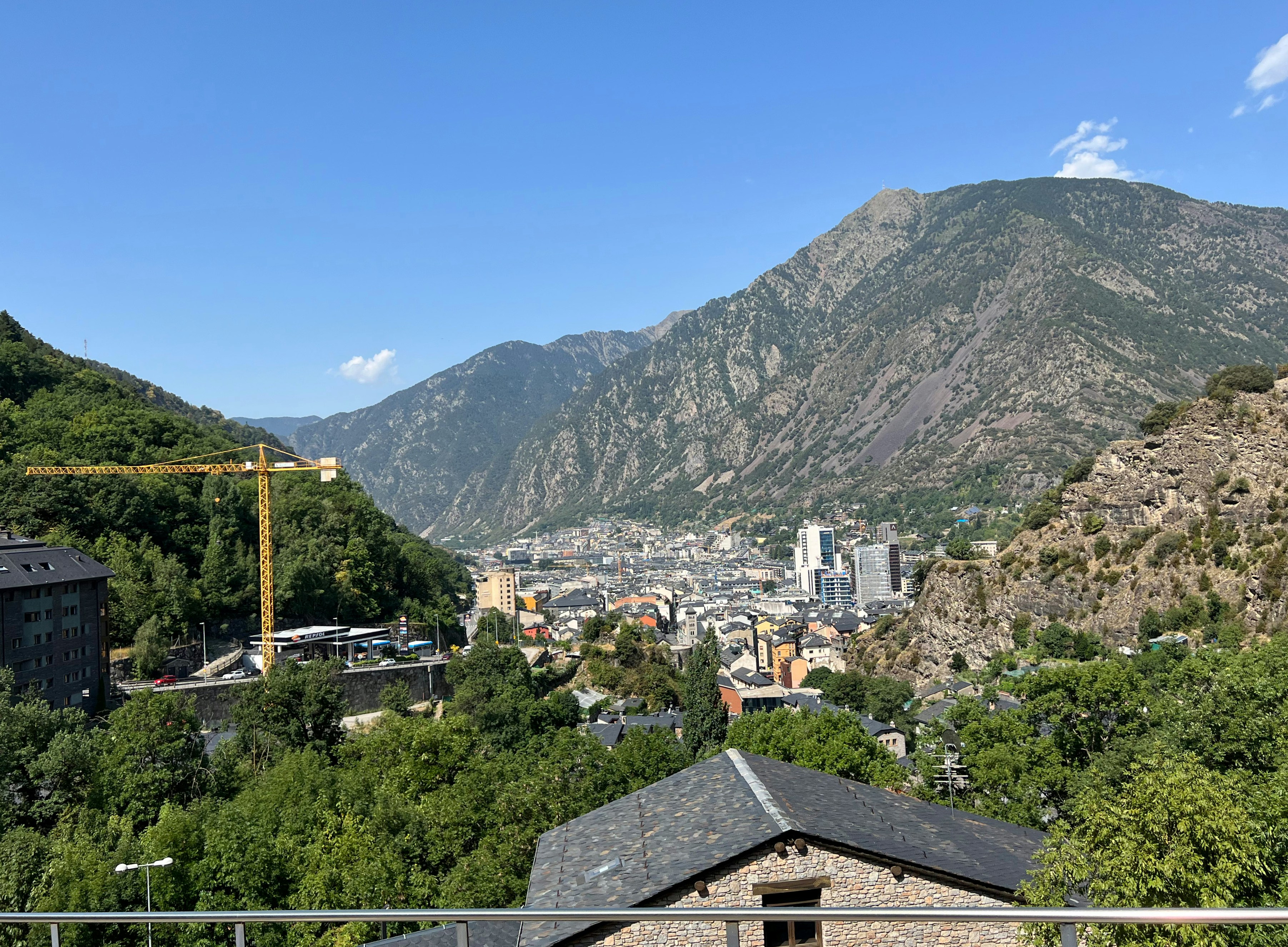 A magnificent overlooking view in Escaldes-Engordany, Andorra
