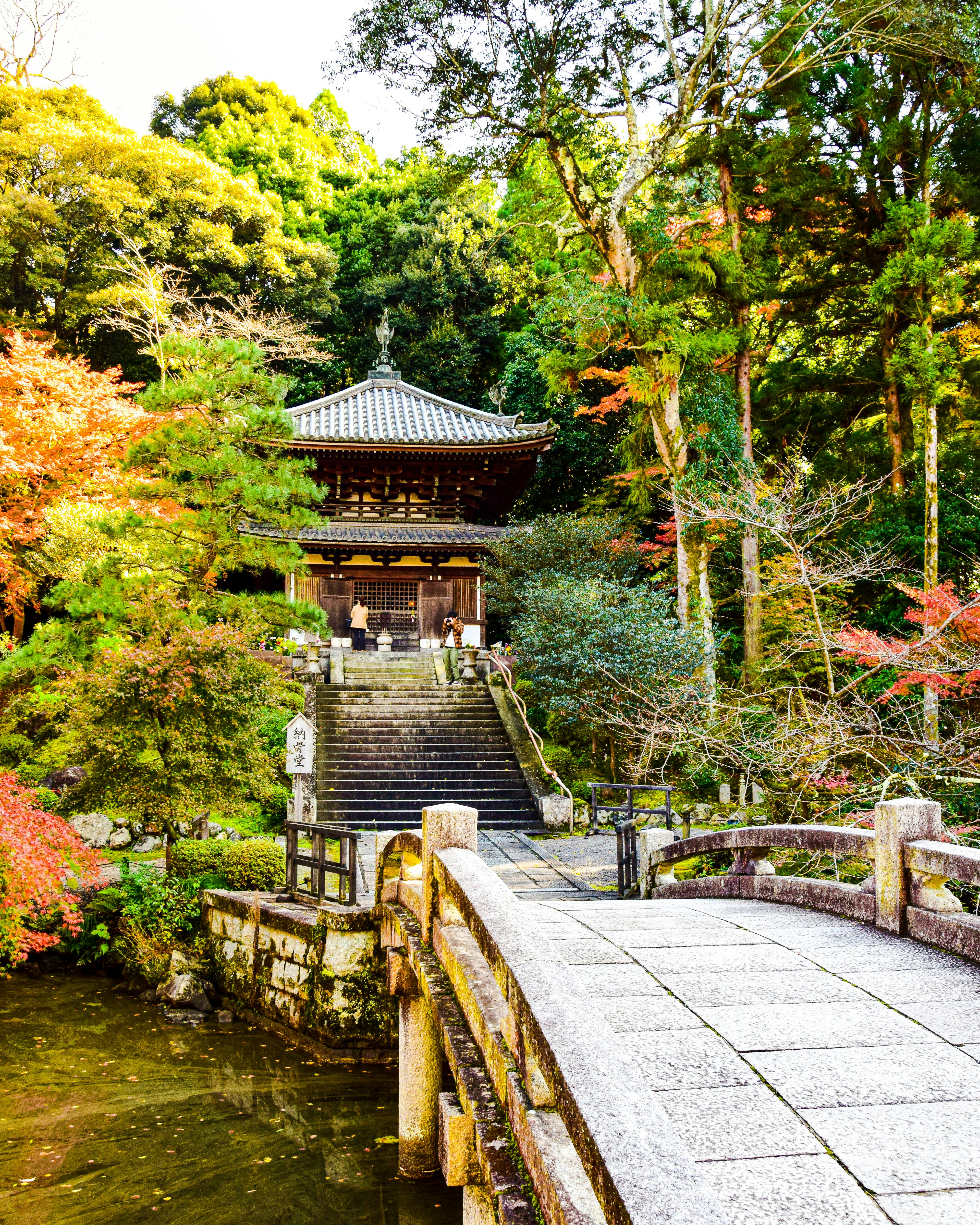 a building with a bridge over it
