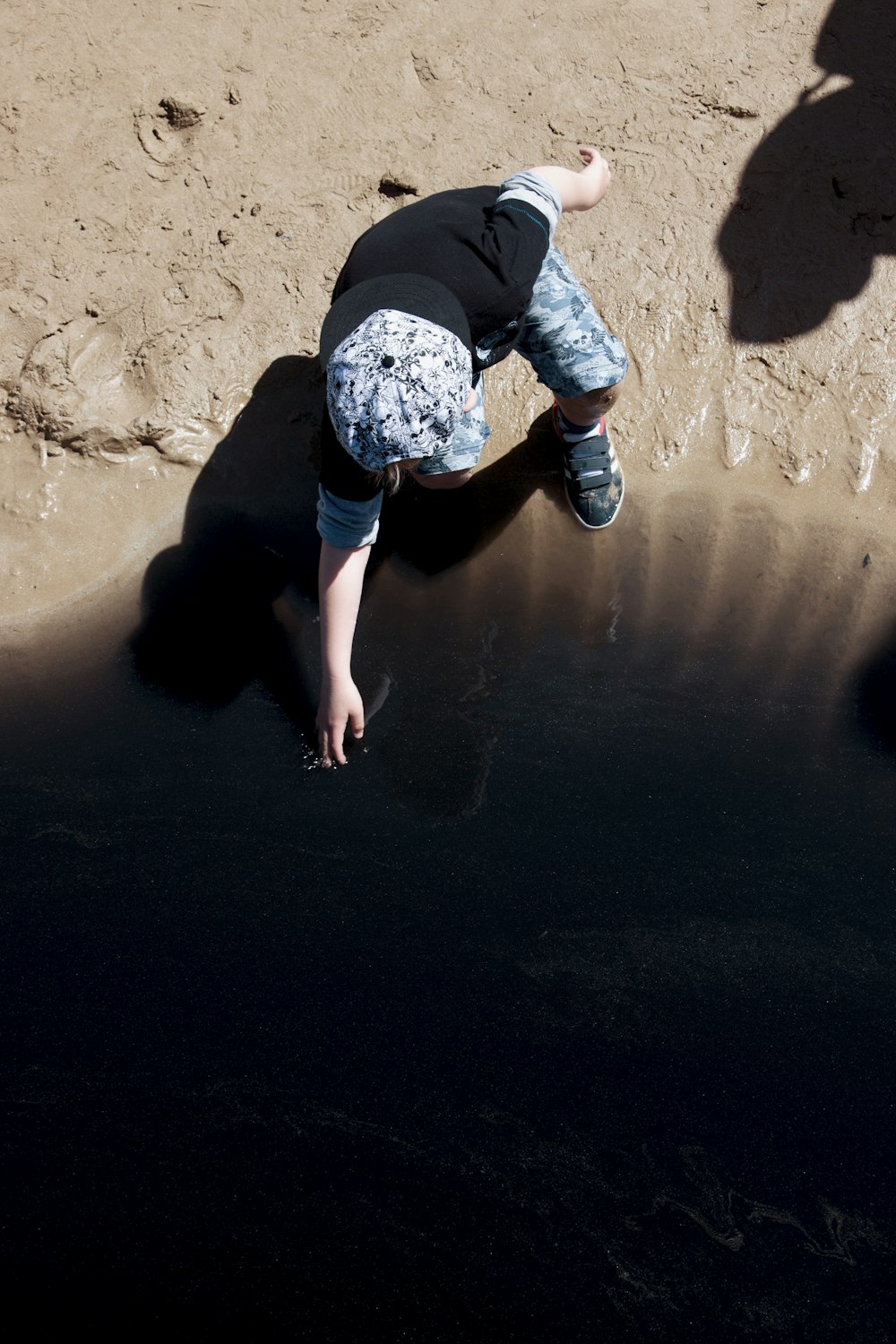 a person jumping in the air