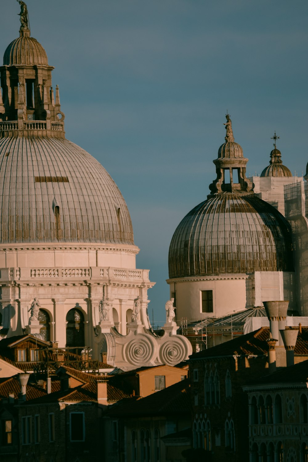 a large building with domed roofs