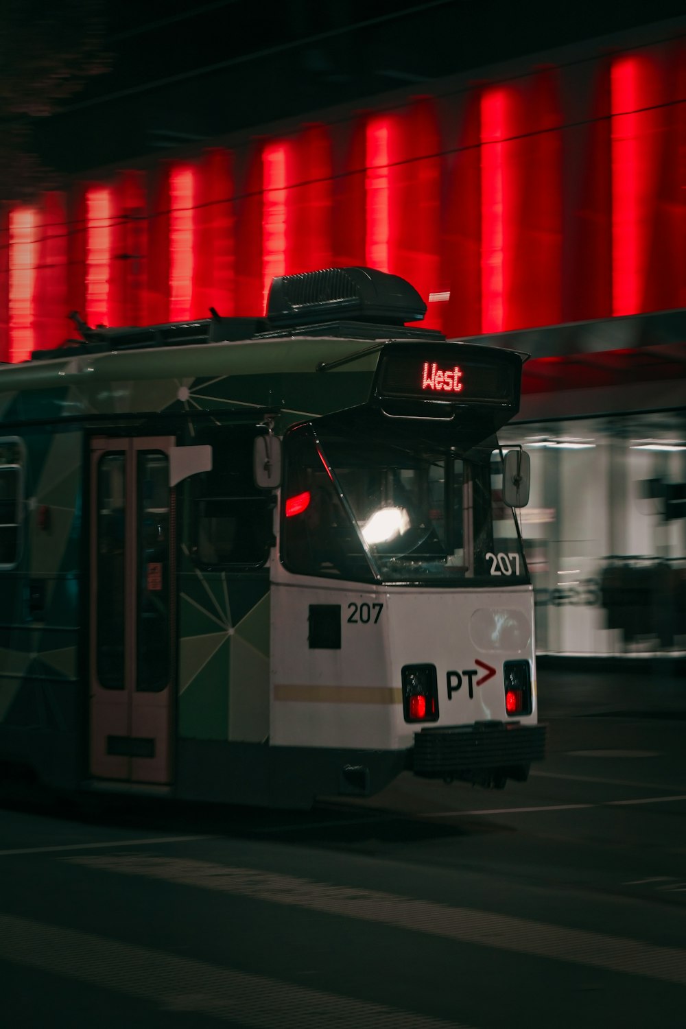 a train in a station