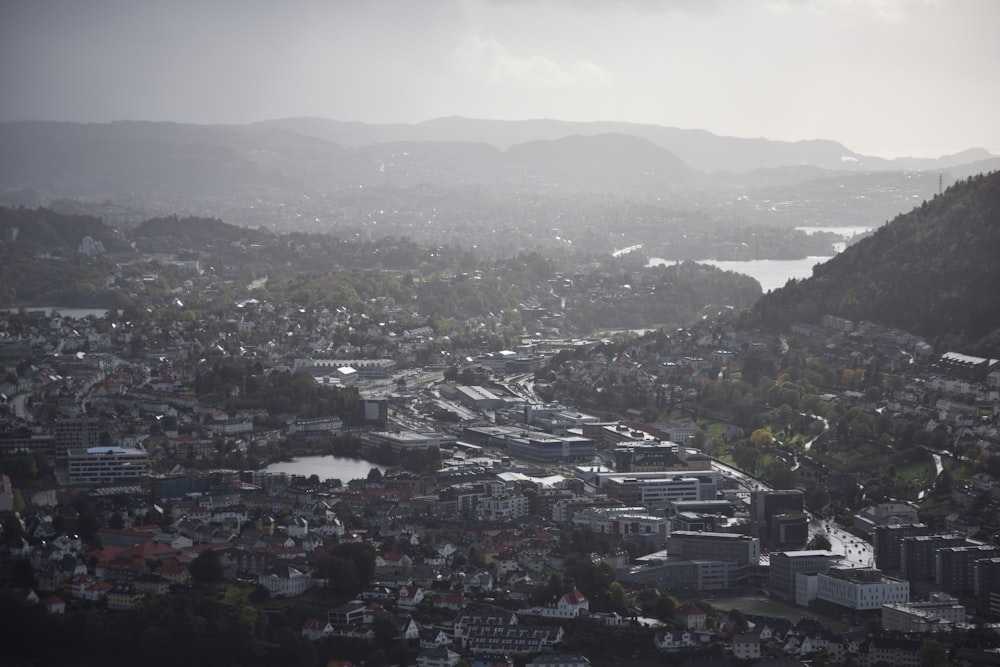 a city with many buildings