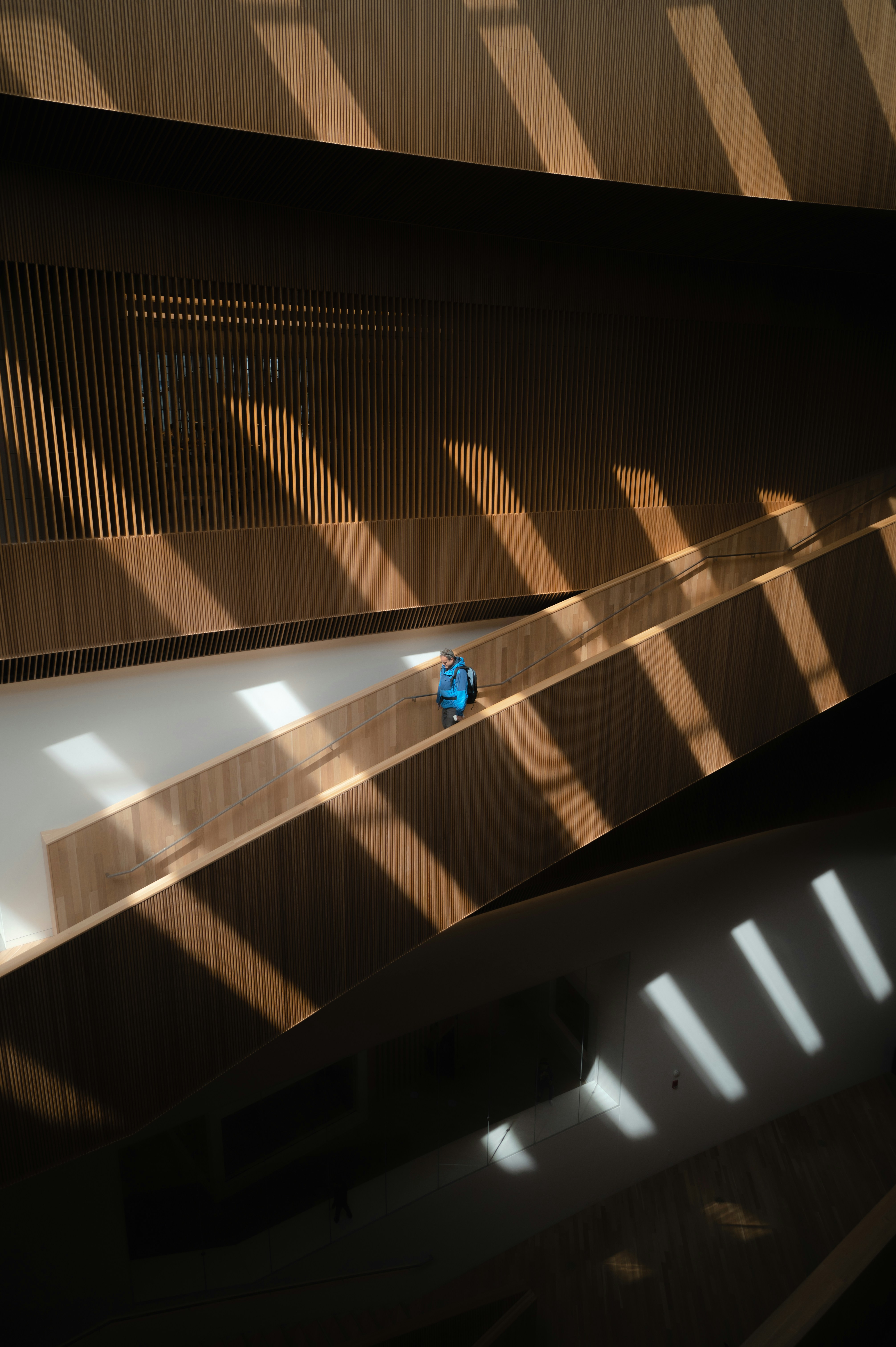 a person standing on a train track