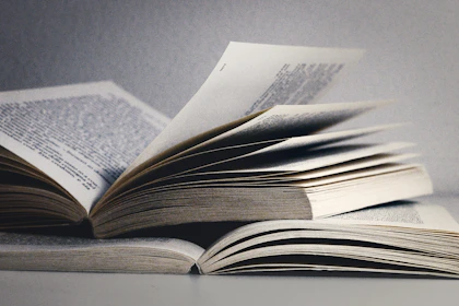 a close-up of a book open