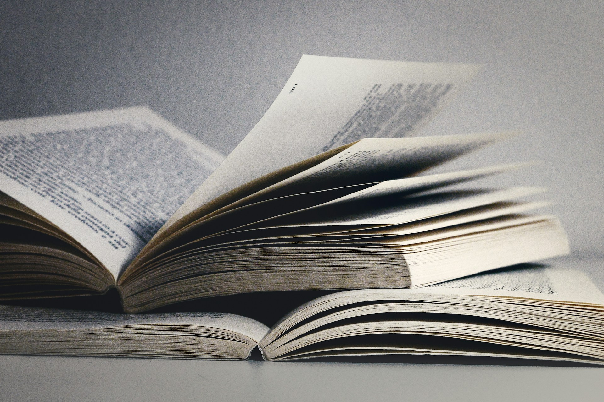 a close-up of a book open