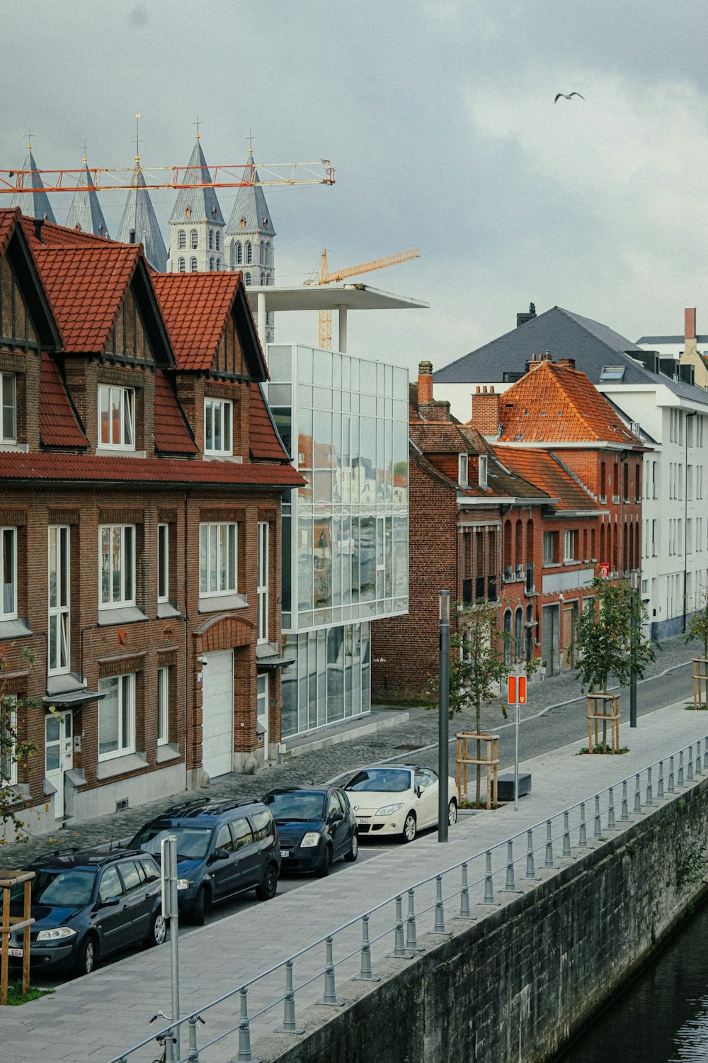 a row of buildings