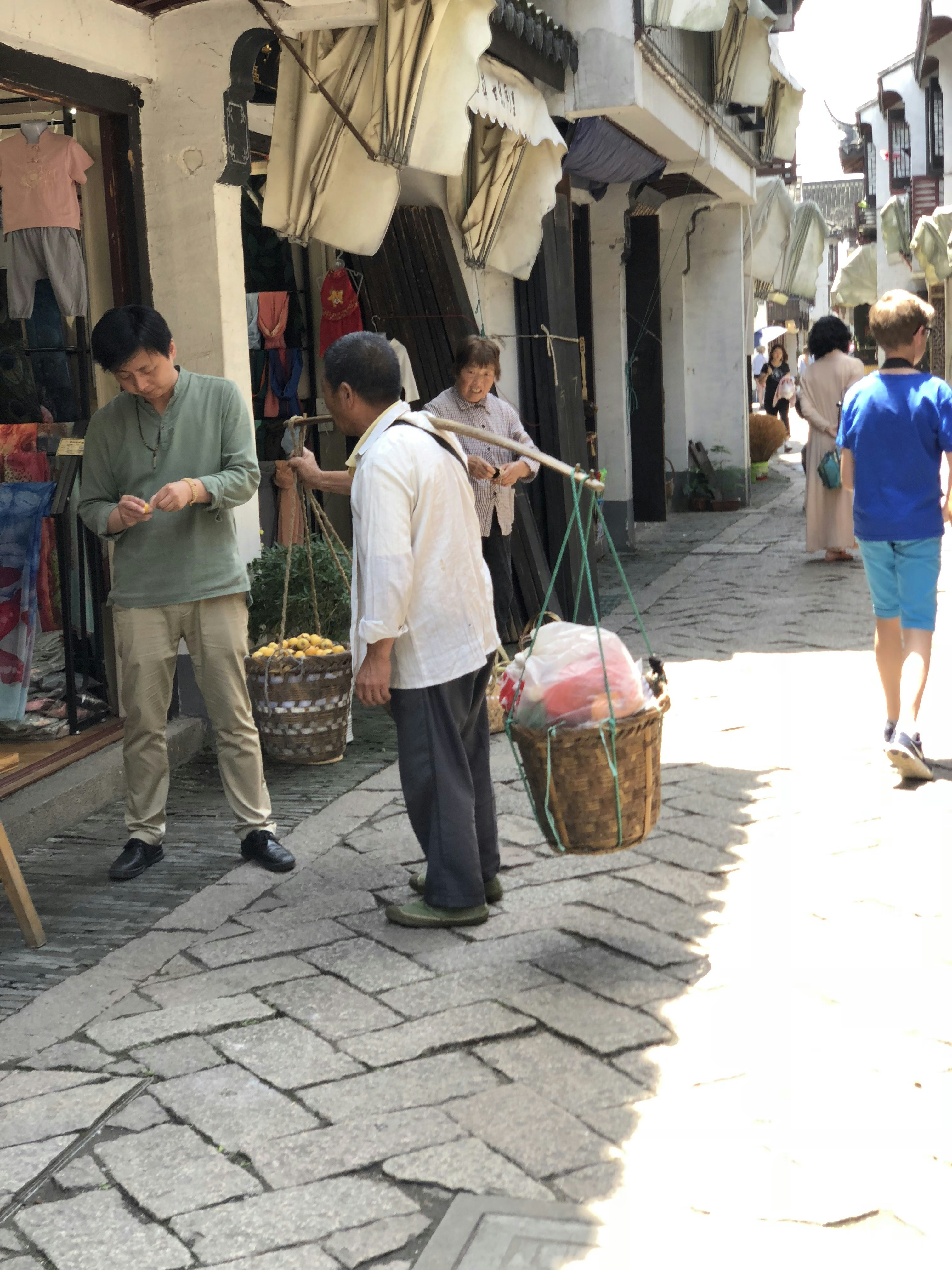 Locals enjoying yokocho