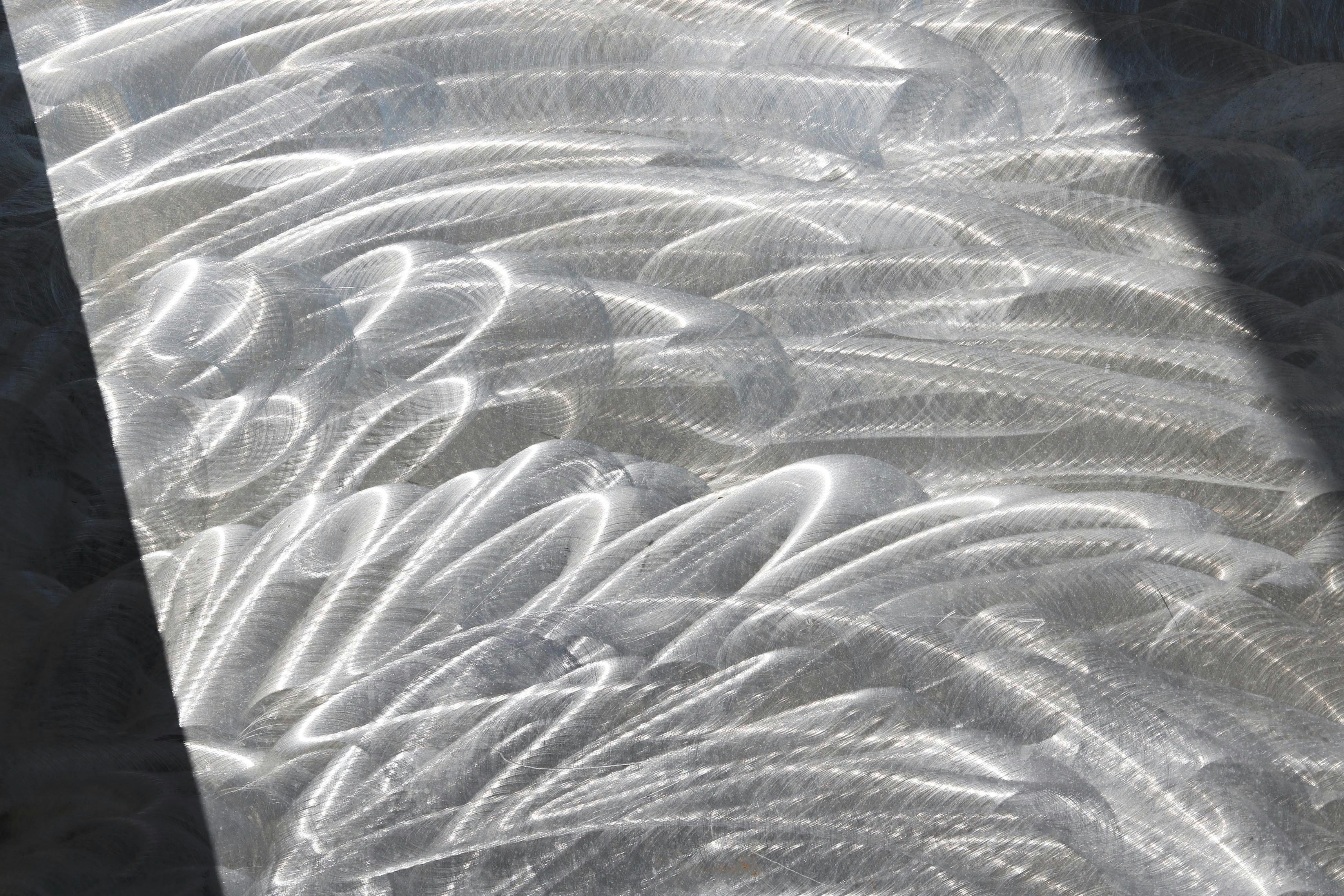 Brushed steel texture