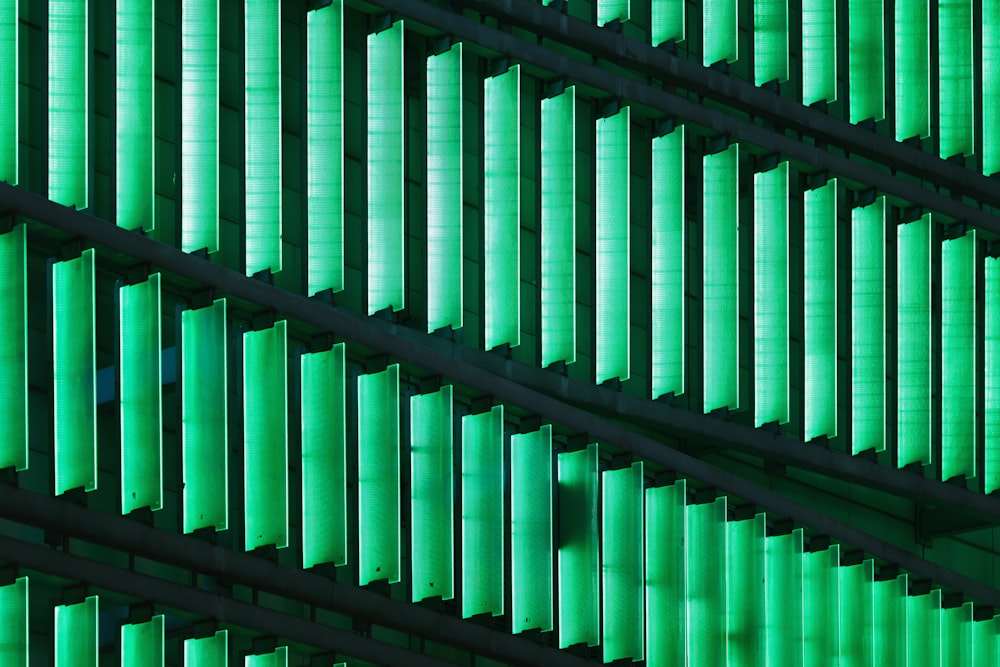 a close-up of a green screen