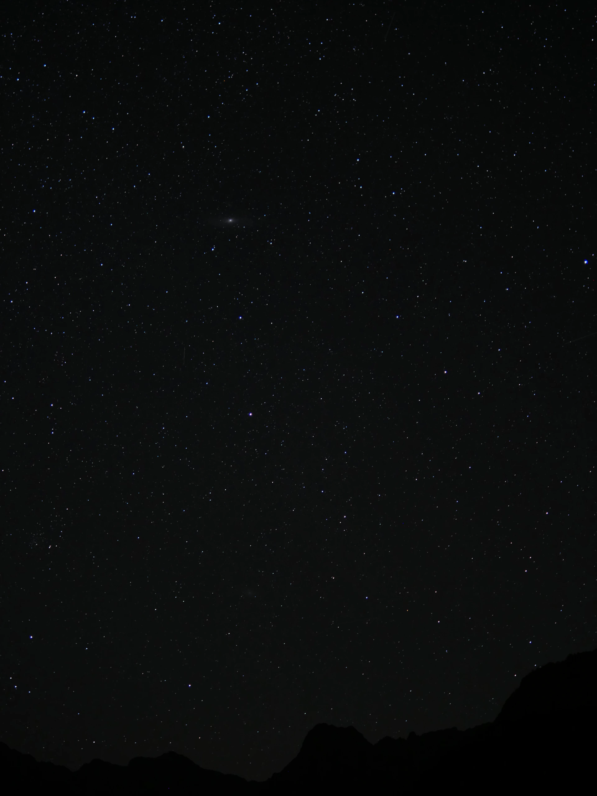 a starry night sky