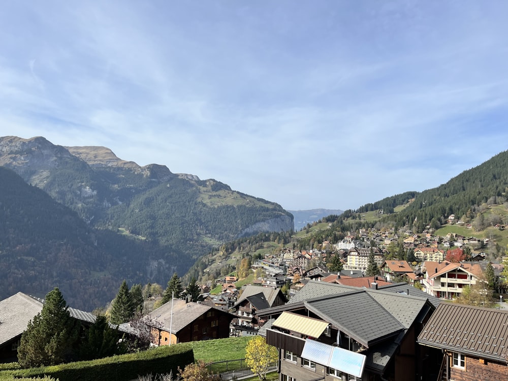 a town in the mountains