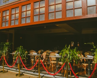 a group of chairs in a room