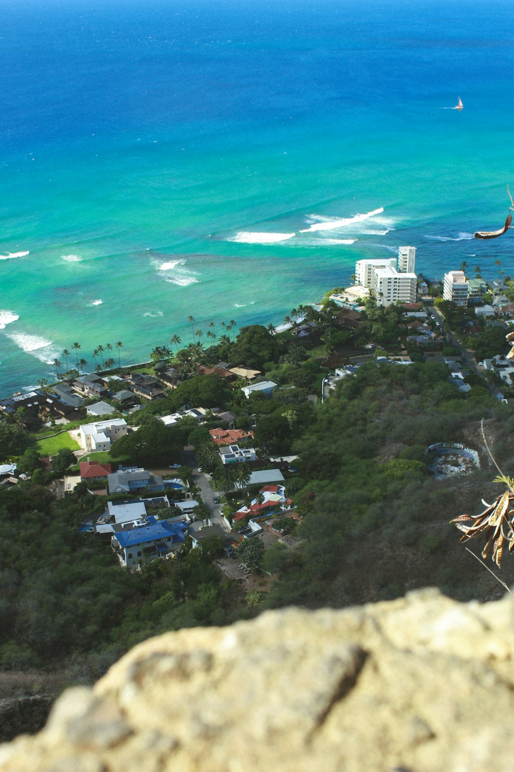 a city next to the ocean