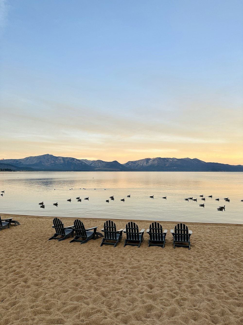 chairs on a beach