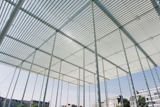 a large metal structure