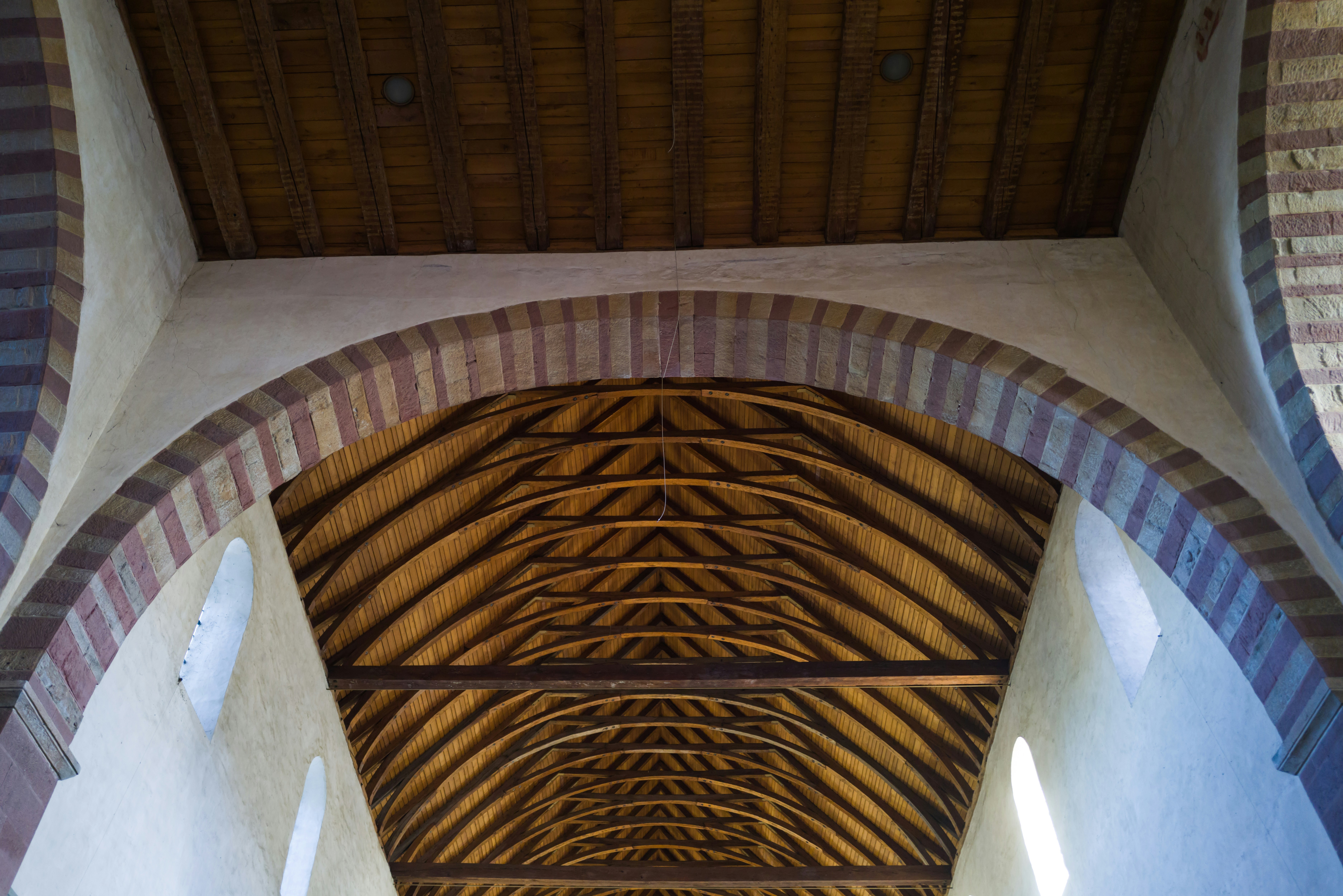 a large wooden structure