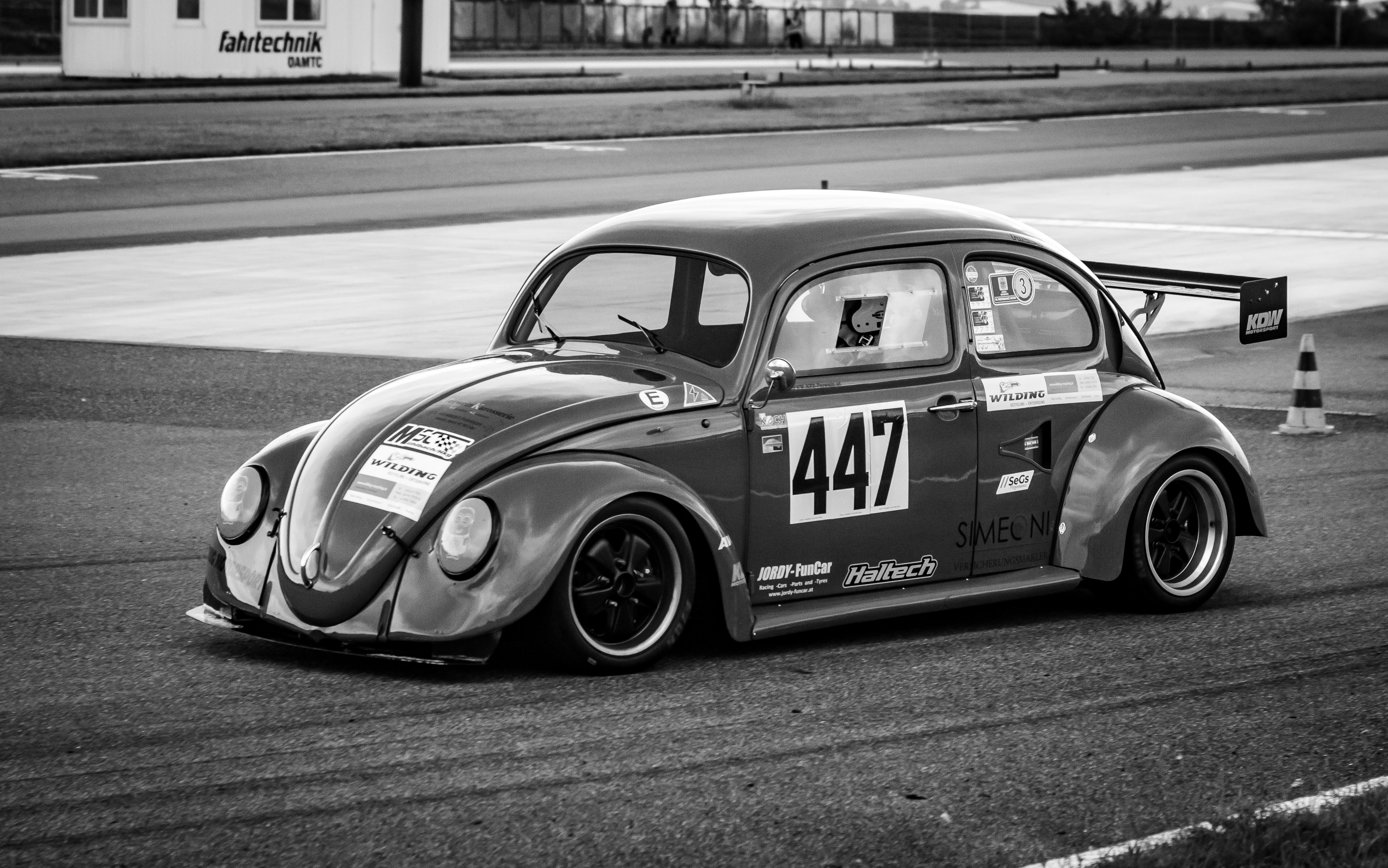 Race car on the Wachauring track located near Melk