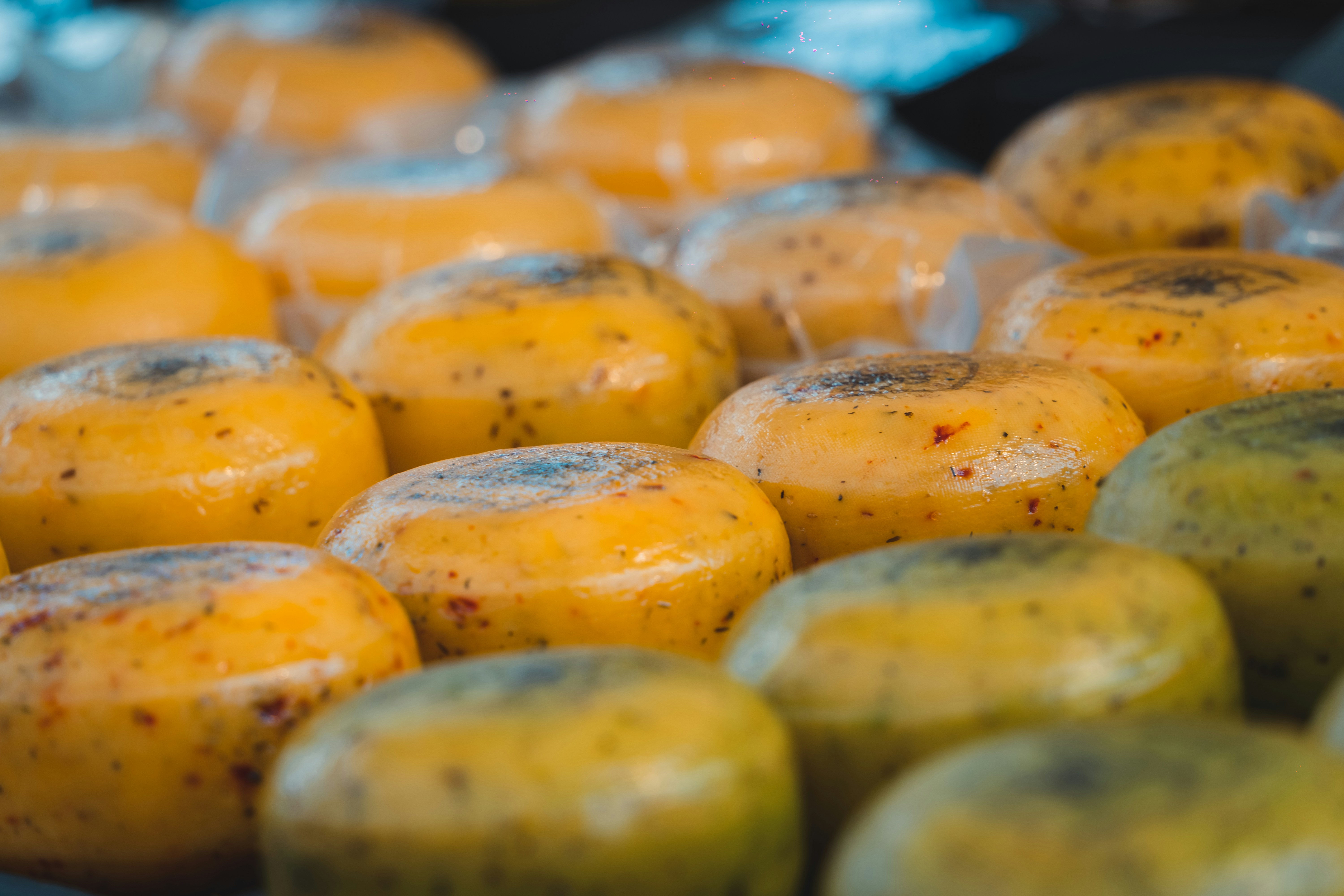 a pile of yellow fruit