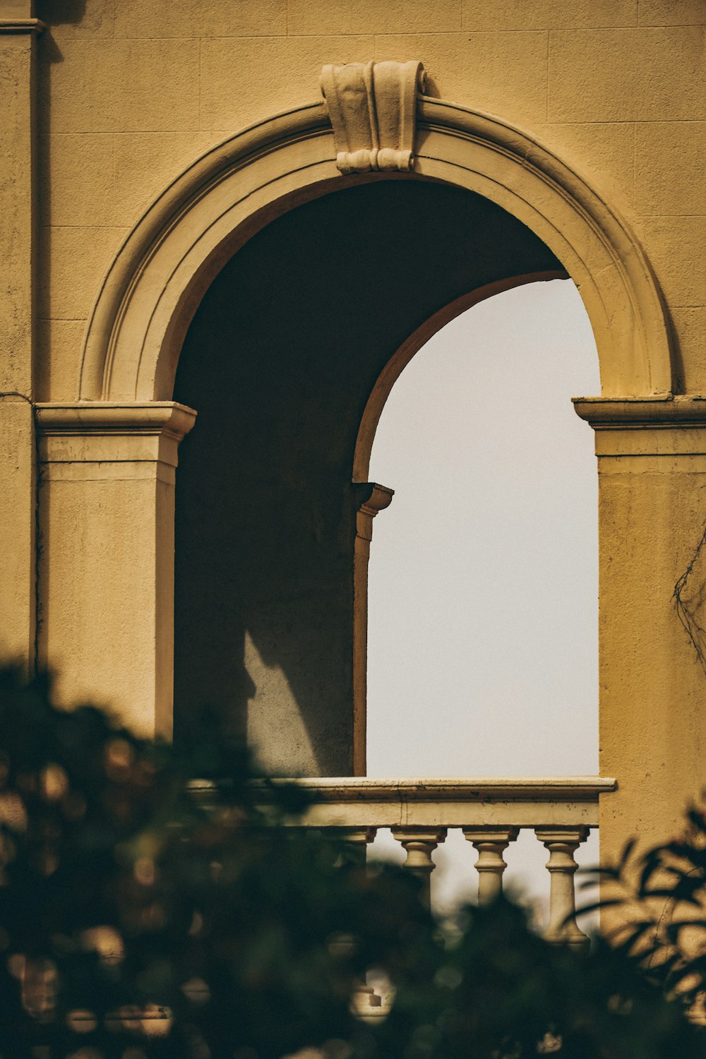 a large arched doorway