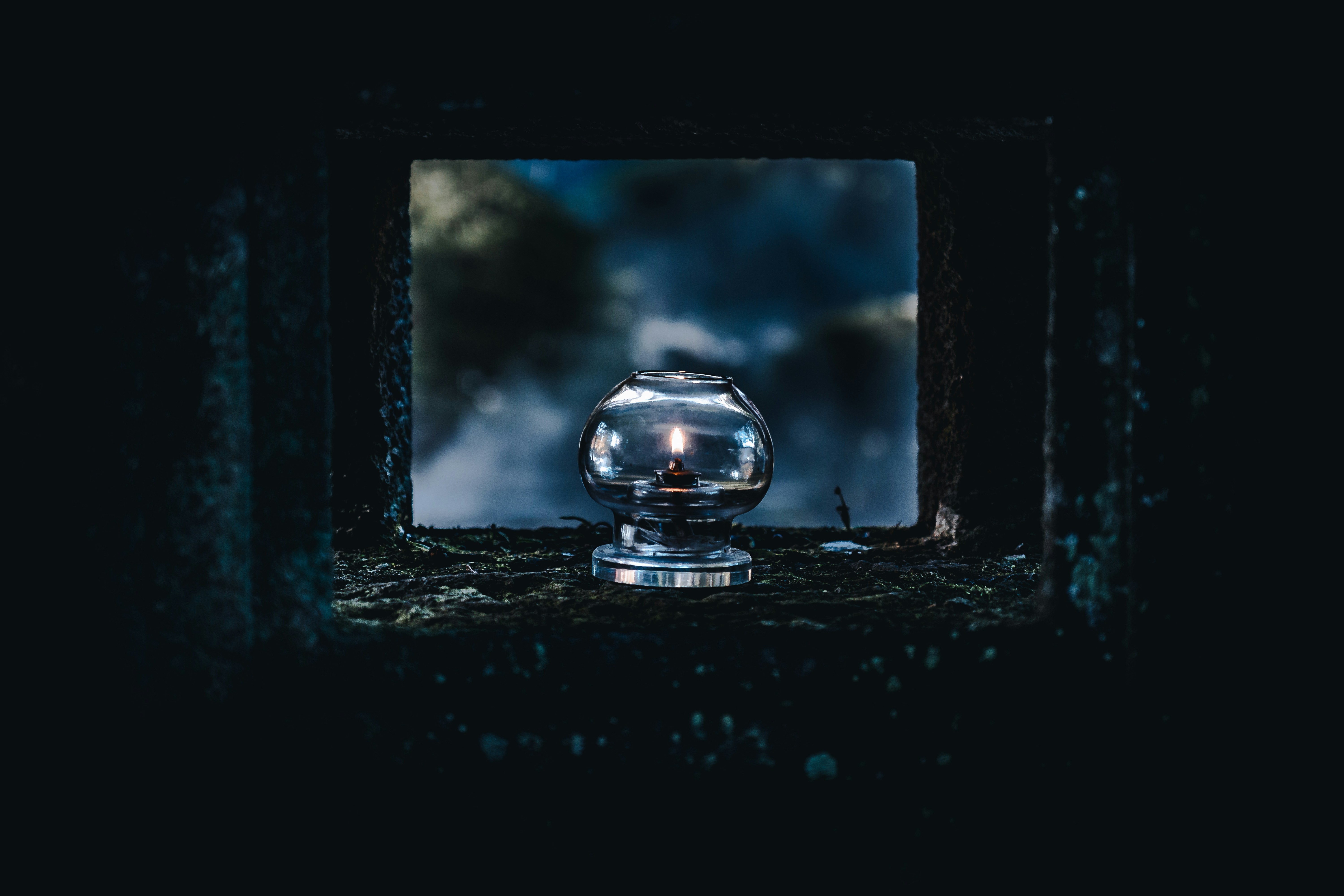 Japanese garden lantern